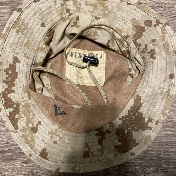 Desert Digital Camo Military Bucket Hat w/ ammo holders AUTHENTIC - Picture 2 of 2